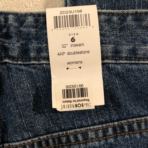 Calvin Klein Slim Boot Cut Denim Jeans 32 inseam - Picture 4 of 6